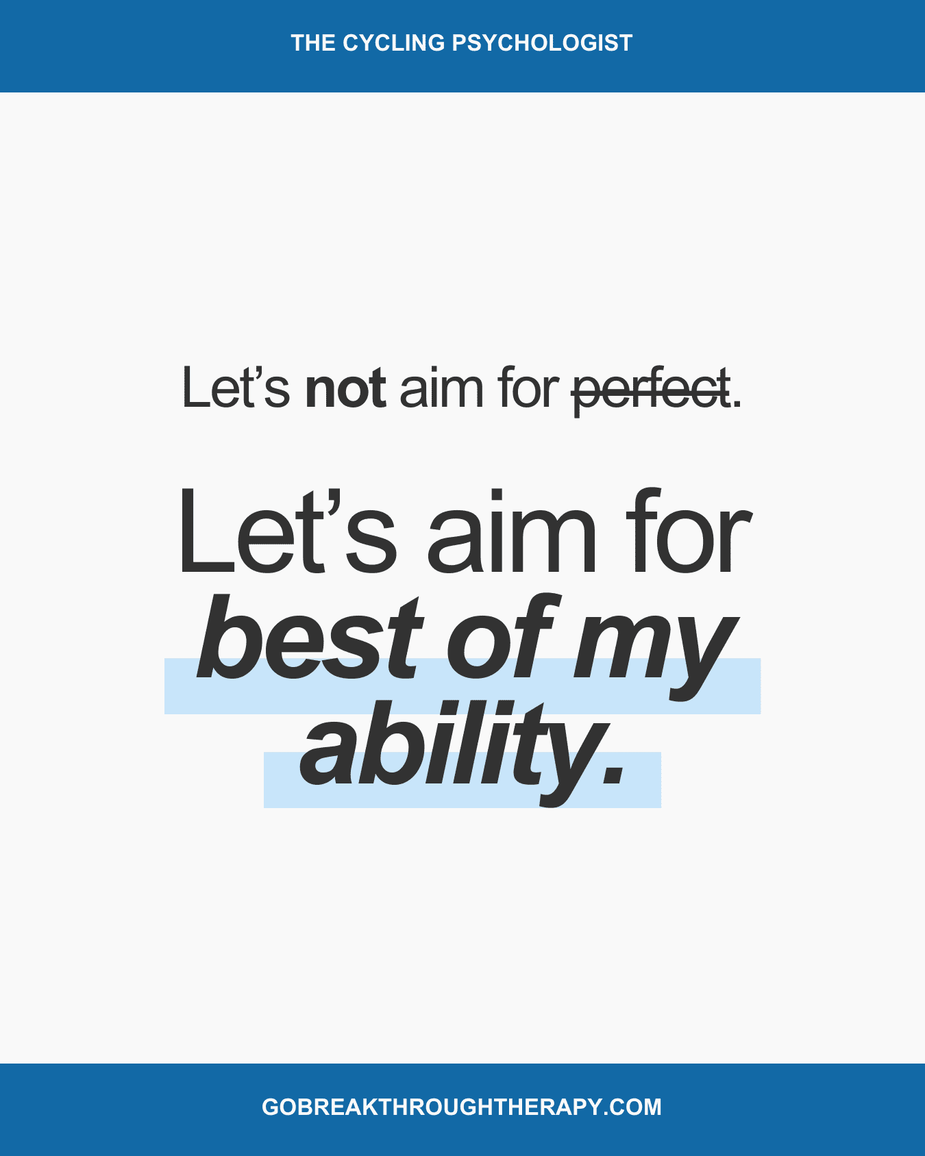 The Trap of Perfectionism: How to Stop Chasing “Perfect” and Start ...